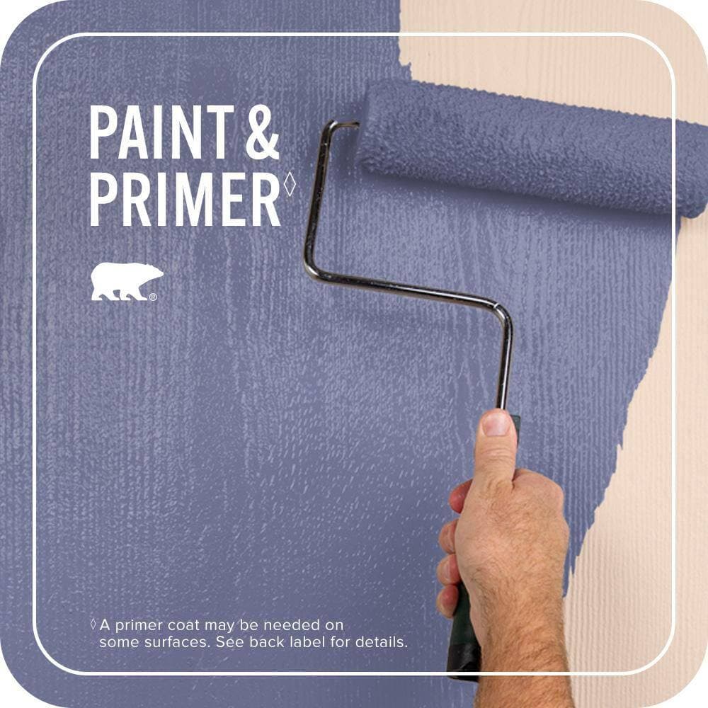 BEHR PREMIUM PLUS 1 gal. #630D-6 Palace Purple Satin Enamel Exterior Paint & Primer (3)