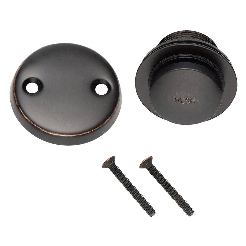 Design House Toe Tap Bath Drain in Oil Rubbed Bronze