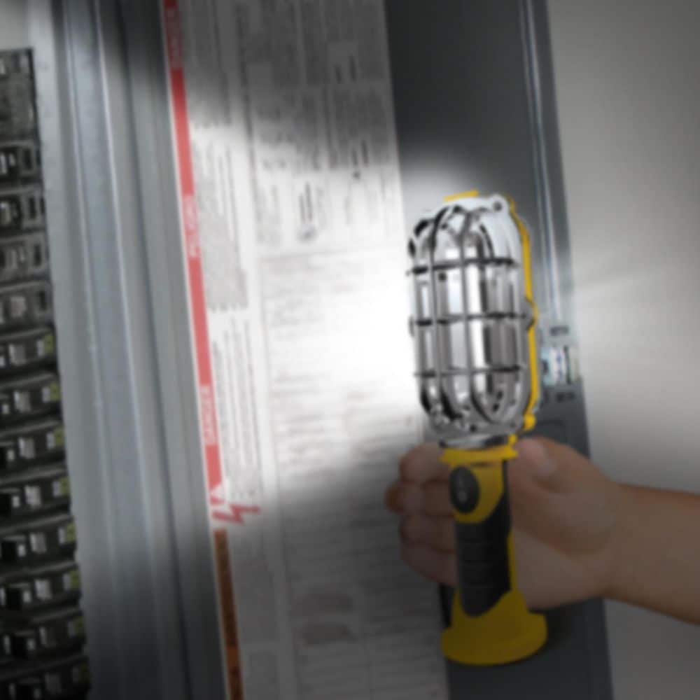 HANDY BRITE Ultra-Bright LED 8.35 in. Yellow Cordless Work Light Lamp (4)