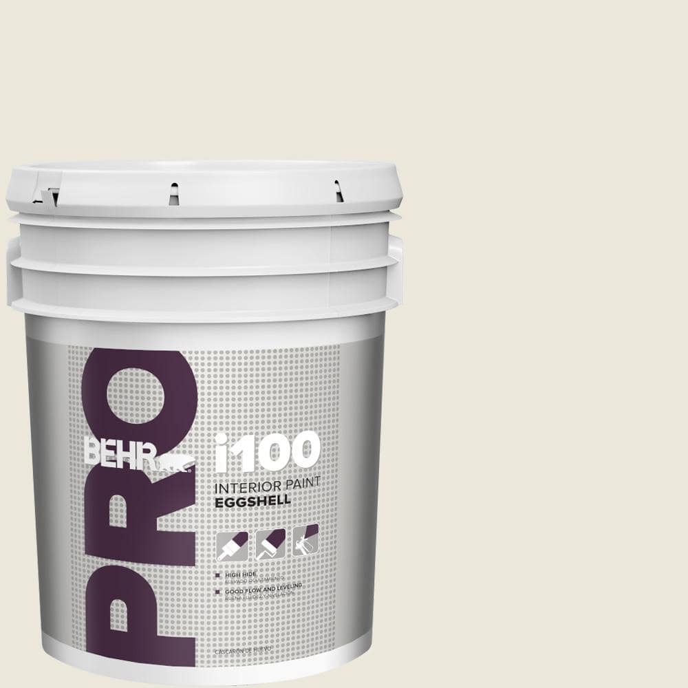 BEHR PRO 5 gal. #HDC-SM16-01 Dried Coconut Eggshell Interior Paint