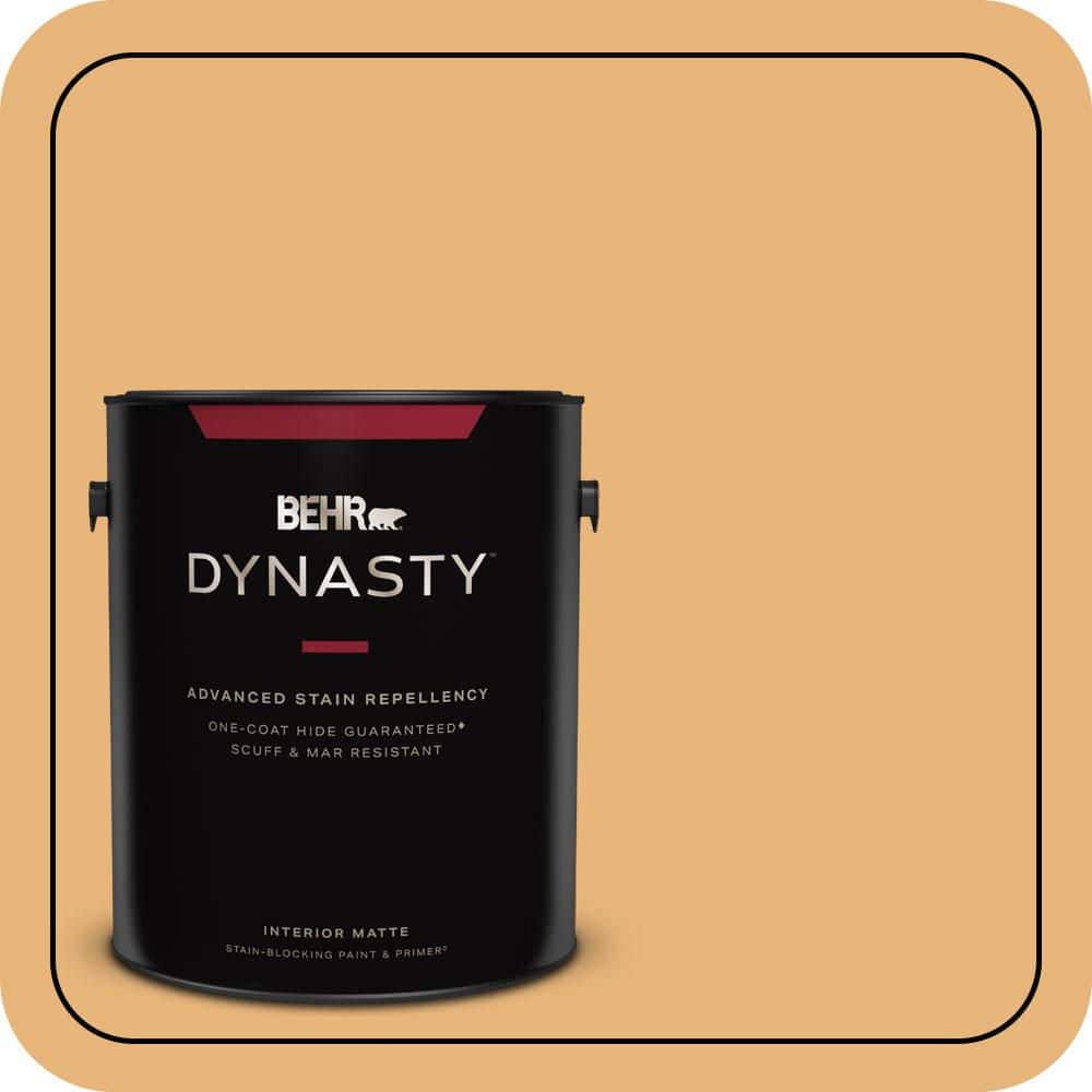 BEHR DYNASTY 1 gal. #QE-20 Terra Sol Matte Interior Stain-Blocking Paint & Primer