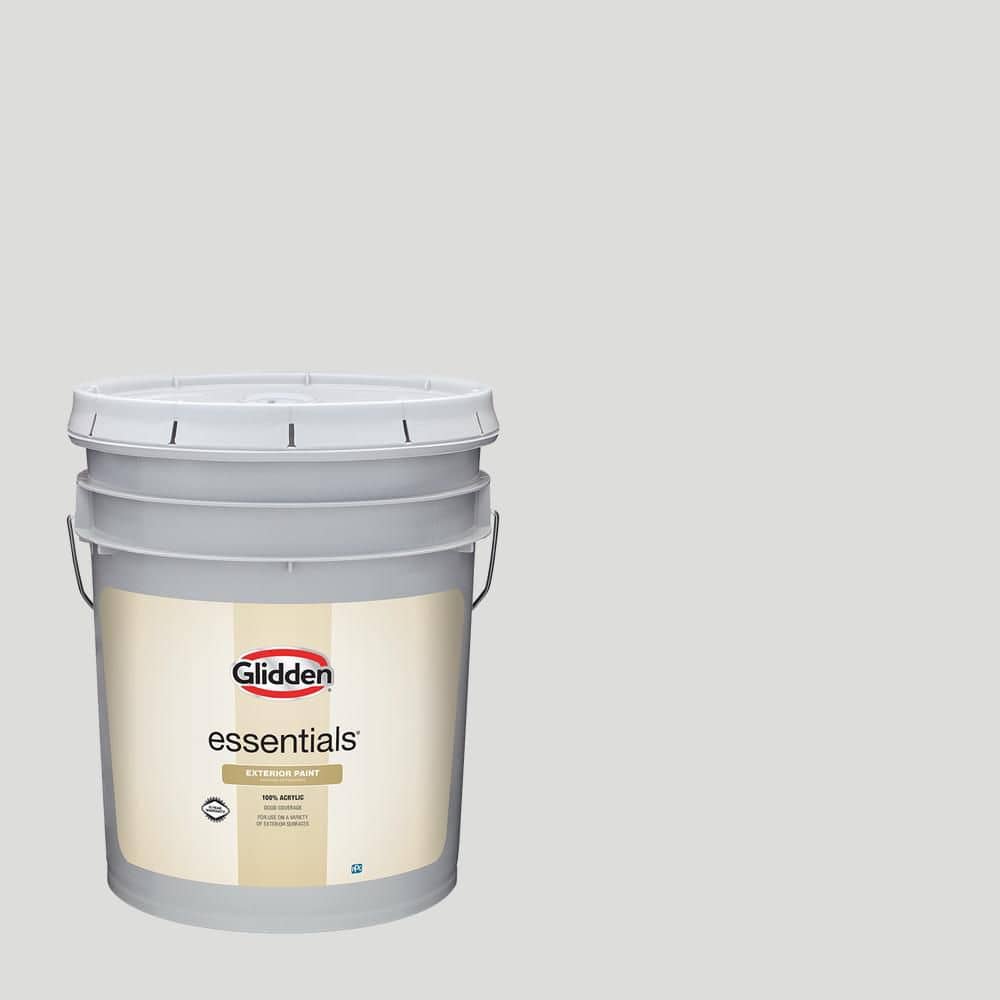 Glidden Essentials 5 gal. PPG0996-1 Shining Scale Satin Exterior Paint