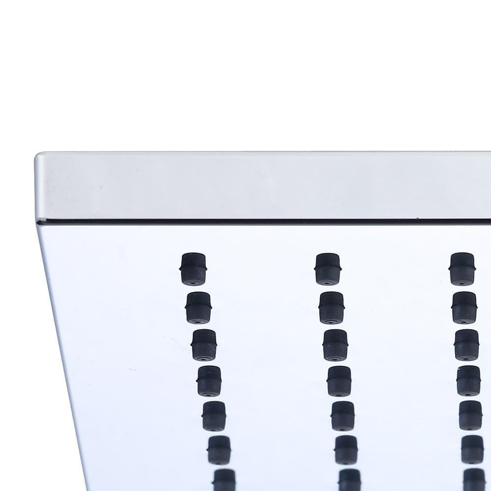 Glacier Bay Modern 1-Spray Pattern 8 in. Single Wall Mount Fixed Rain Shower Head in Chrome (4)