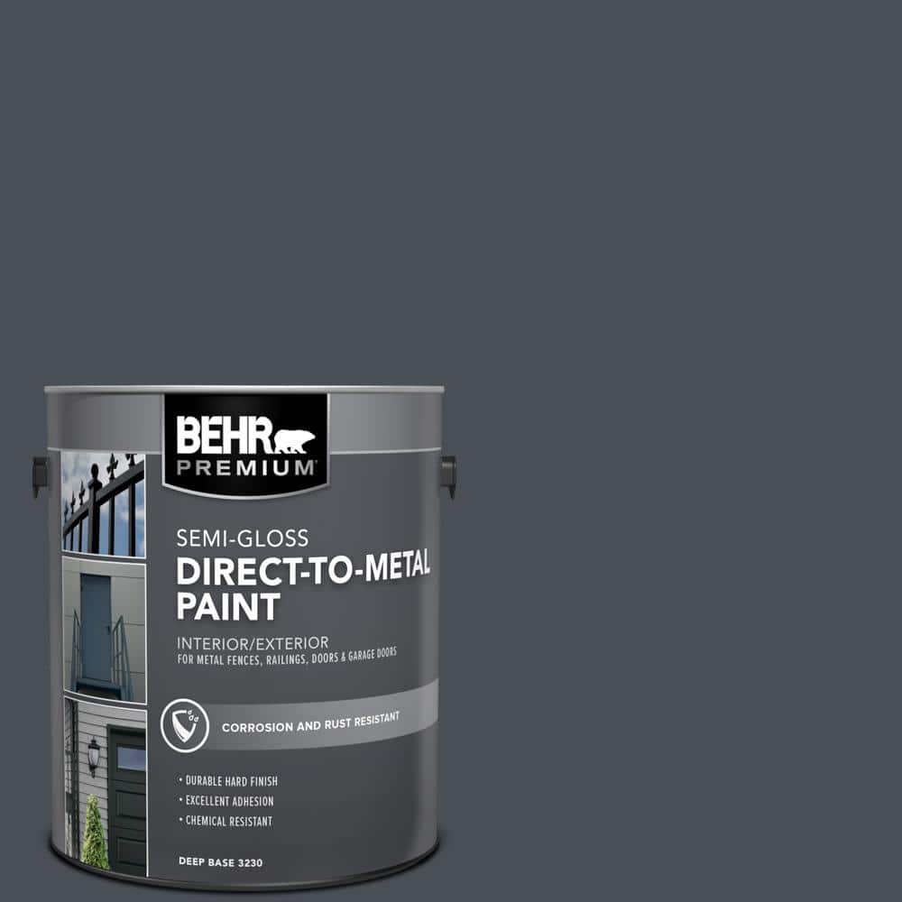 BEHR PREMIUM 1 gal. #PPU15-20 Poppy Seed Semi-Gloss Direct to Metal Interior/Exterior Paint (1)