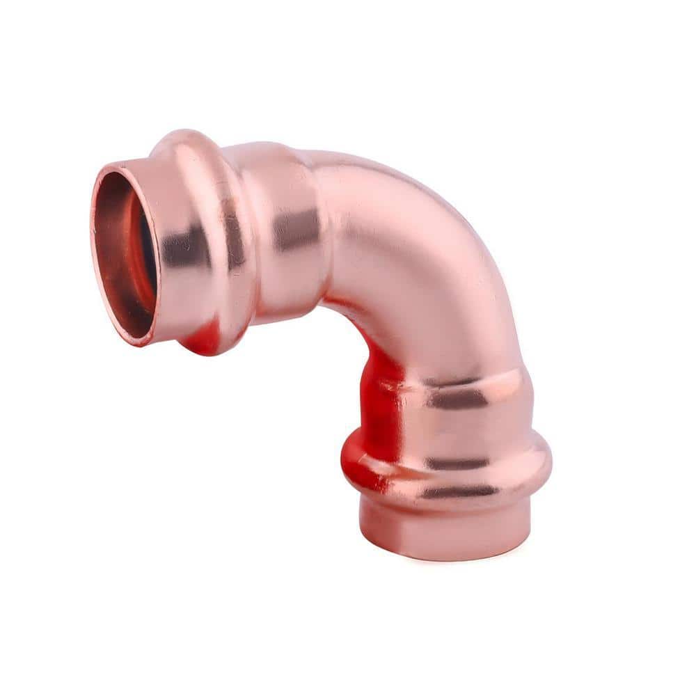 Guardian 3/4 in. x 3/4 in. Copper Press 90° Elbow Press Fit x Press Fit