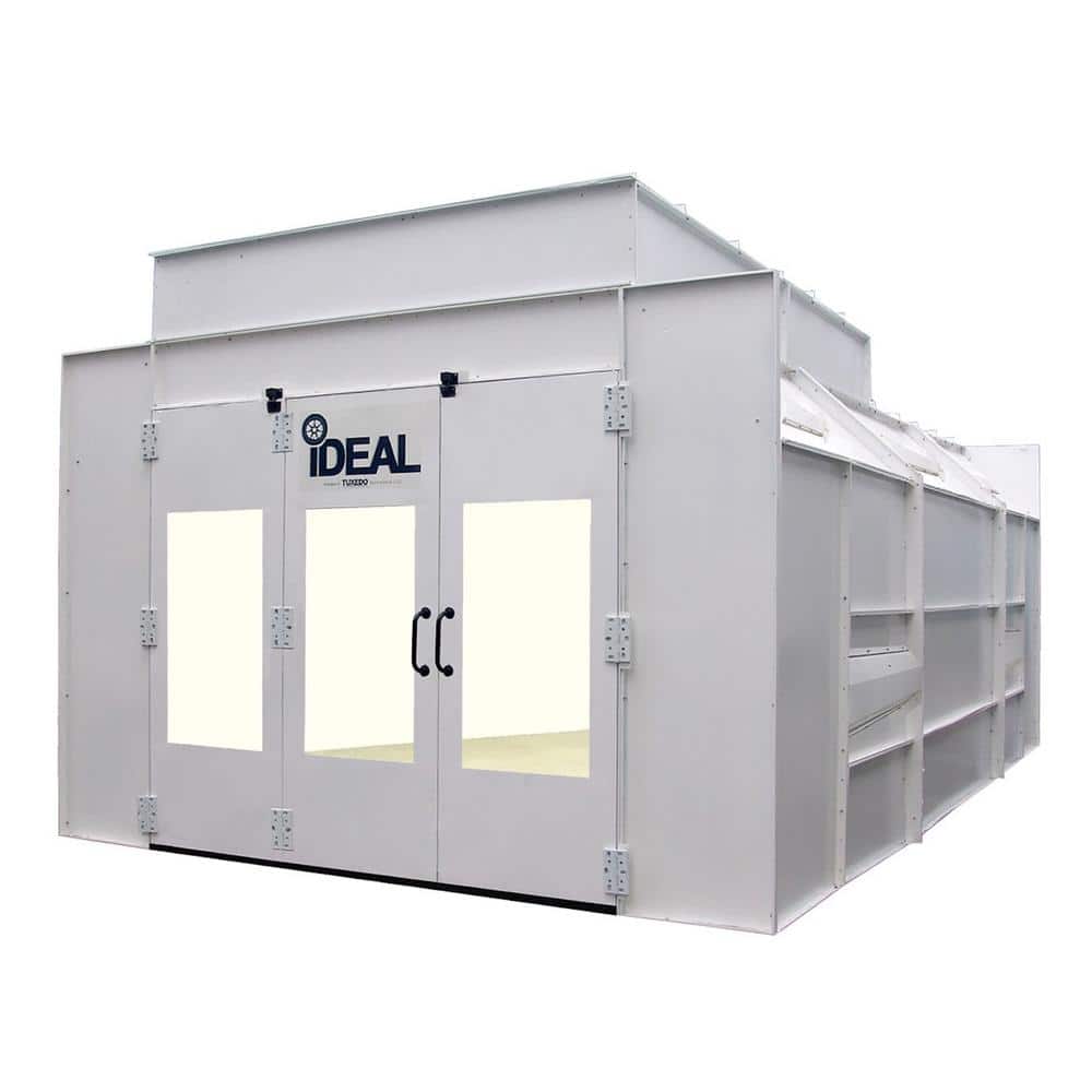IDEAL 26 ft. L x 14 ft. W x 9 ft. H Semi Down Draft Non-Pressurized Paint Booth