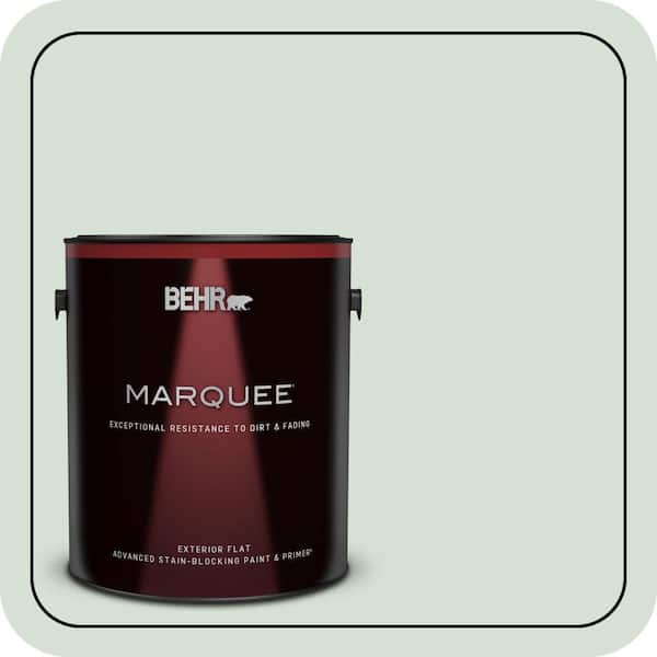 BEHR MARQUEE 1 gal. #S410-1 River Mist Flat Exterior Paint & Primer (2)