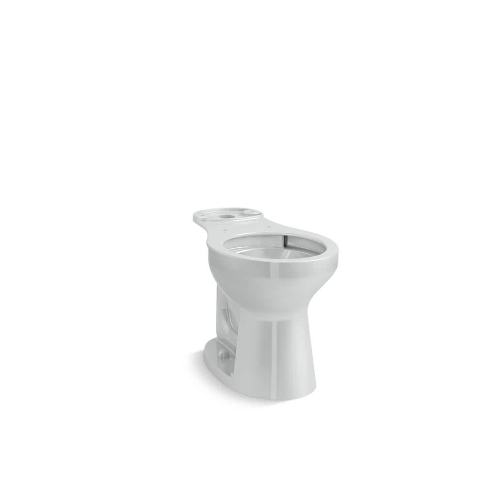KOHLER Cimarron 12 in. Rough In Round Chair Height Toilet Bowl Only in Ice Grey, Seat Not Included (1)