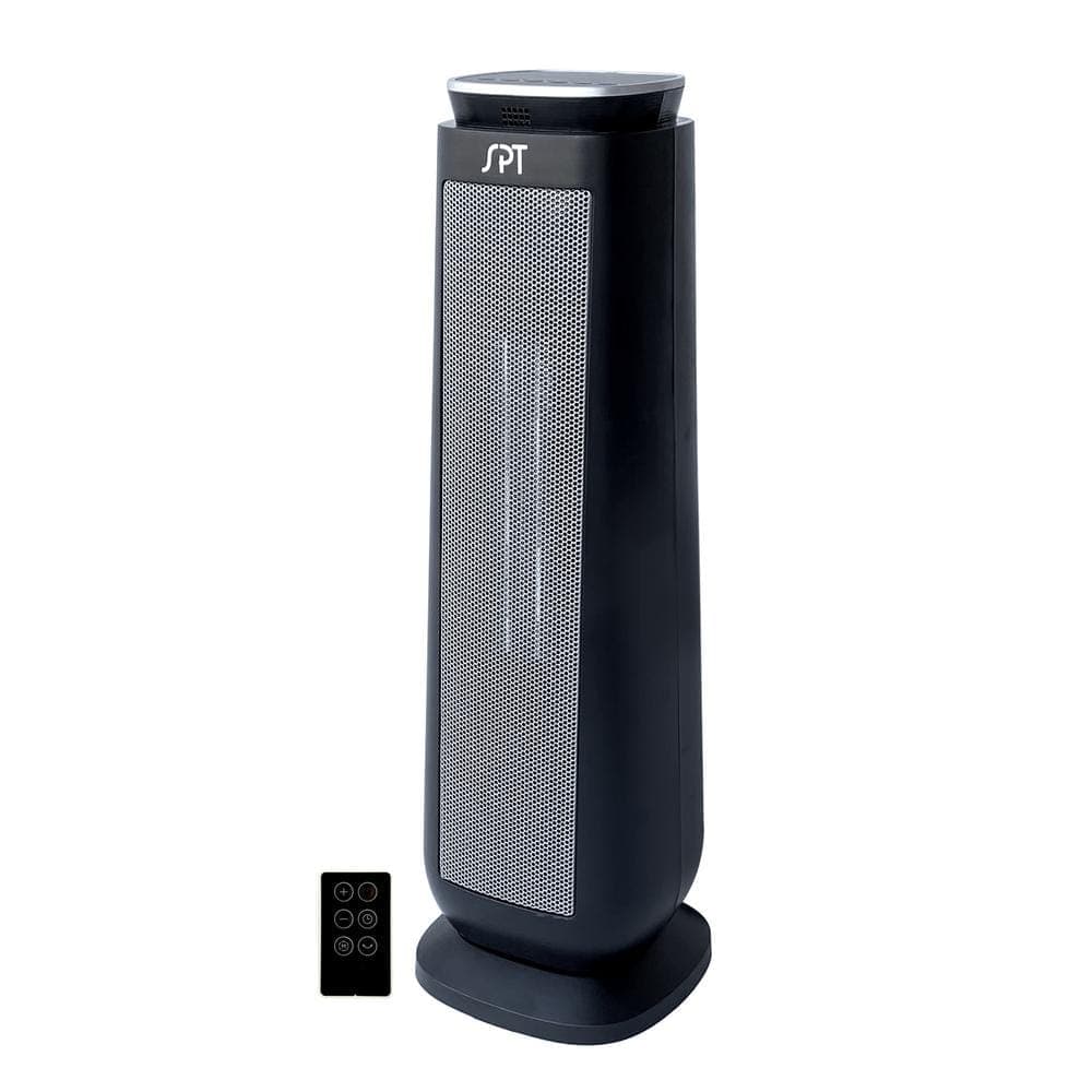 SPT 1500-Watt 23 in. Electric Forced Air Ceramic Space Heater with Timer and Remote (1)