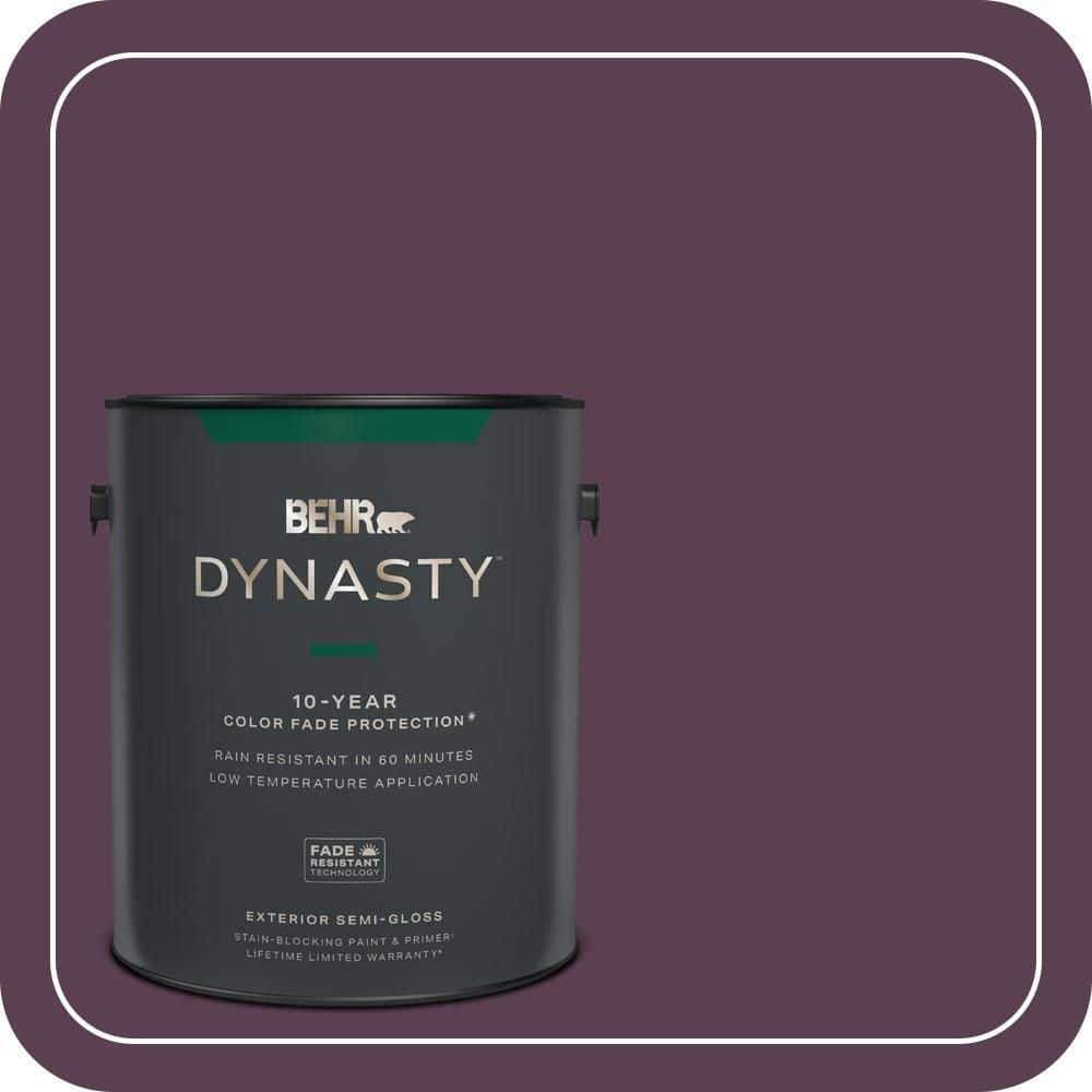 BEHR DYNASTY 1 gal. #PPU17-03 Vixen Semi-Gloss Exterior Stain-Blocking Paint & Primer