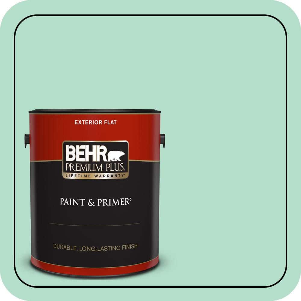 BEHR PREMIUM PLUS 1 gal. #MQ4-18 Free Spirit Flat Exterior Paint & Primer