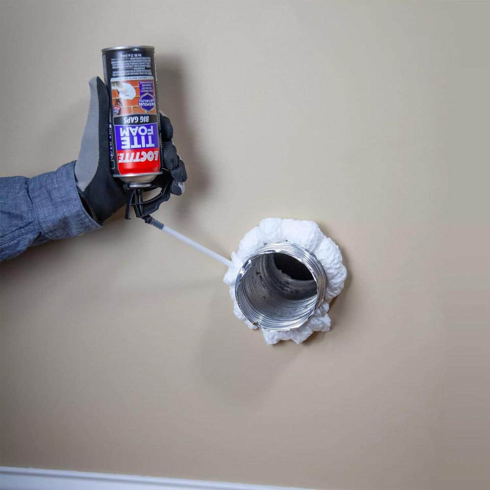 Loctite TITE FOAM Big Gaps Spray Foam, Bright White, 12 oz. Can, Insulating Spray Foam Sealant (4)