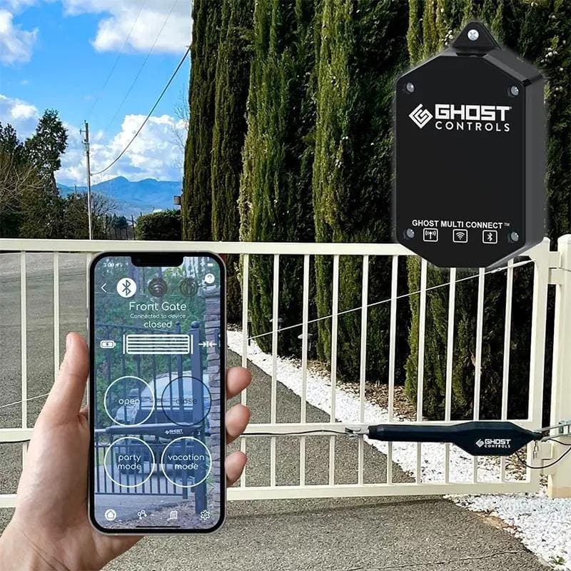 GHOST CONTROLS Ghost Multi Connect Kit with Bluetooth Access 5 in. x 3 in. for Automatic Gate Opener Systems (3)