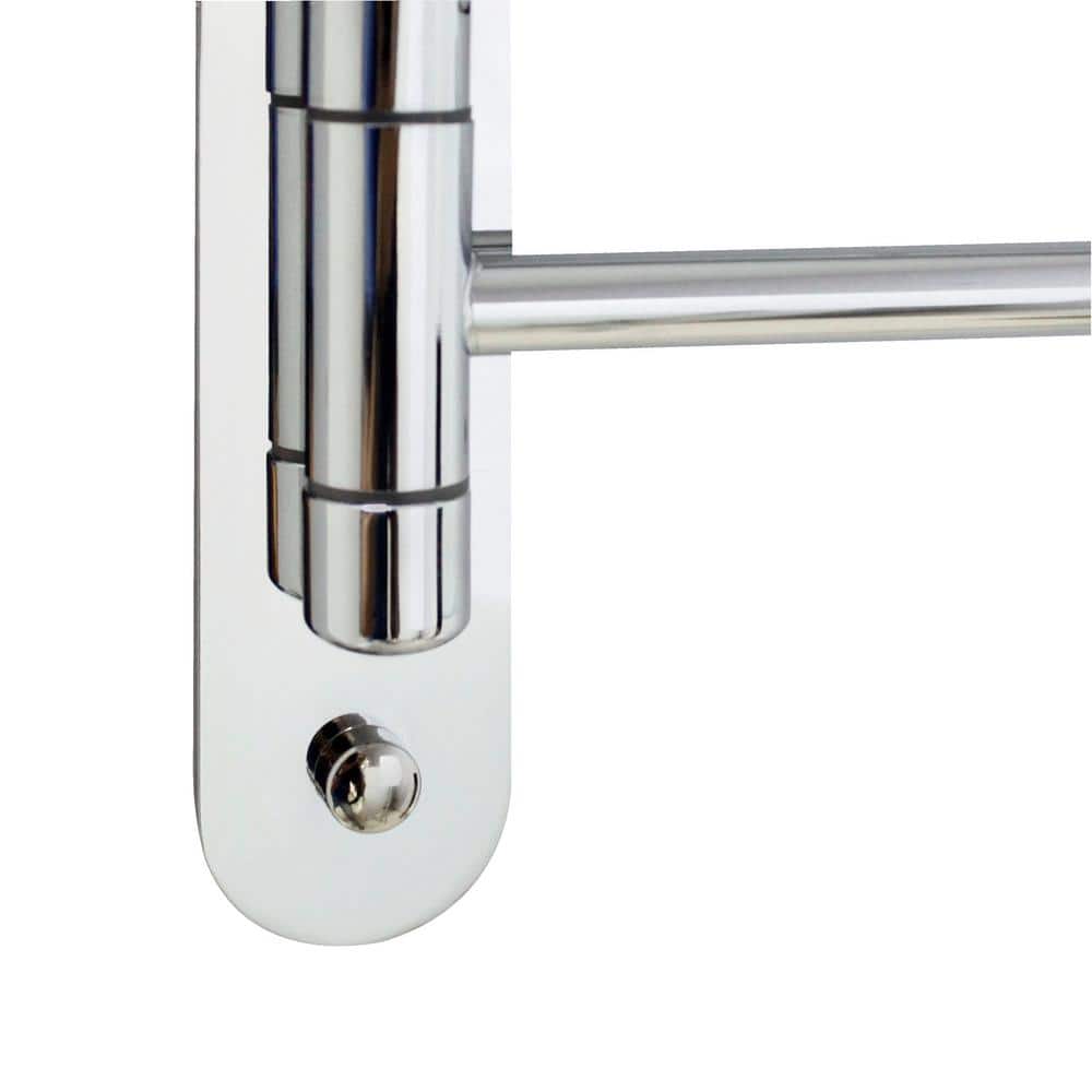 MODONA Stainless Steel Triple Swing Towel Bar (4)