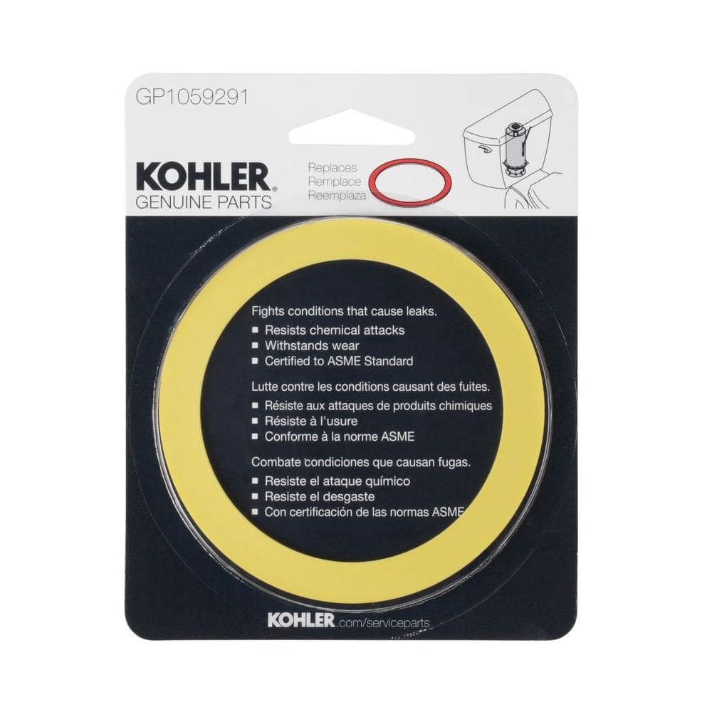 KOHLER Seal for All Single Flush Class 5 and Class 6 Canister Toilets (3)