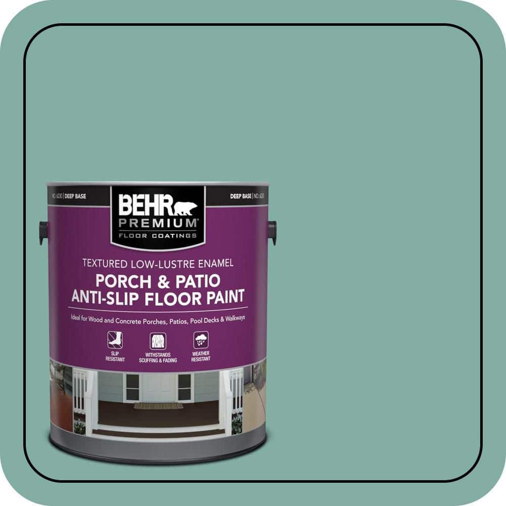 BEHR PREMIUM 1 gal. #M440-4 Summer Dragonfly Textured Low-Lustre Enamel Interior/Exterior Porch and Patio Anti-Slip Floor Paint