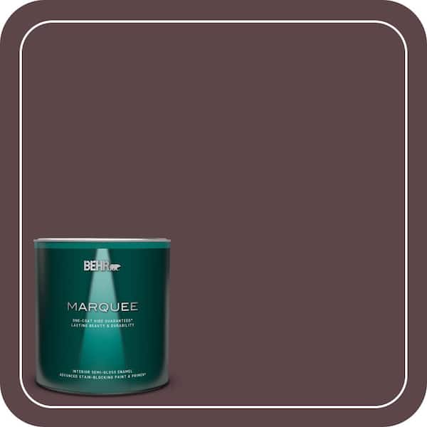 BEHR PREMIUM PLUS #HDC-CL-07 Dark Berry Enamel Low Odor & Primer (3)