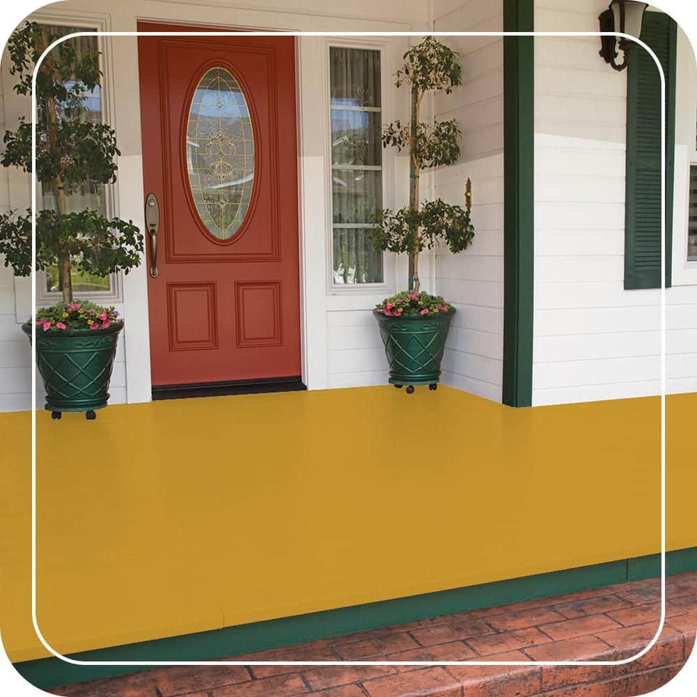 BEHR PREMIUM #P280-7 Low-Lustre Enamel Interior/Exterior Porch and Patio Floor Paint (2)