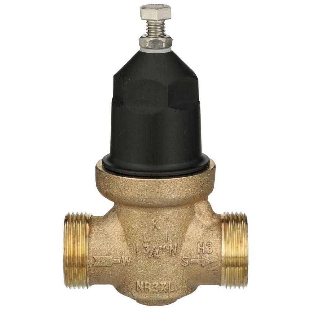 Wilkins 1 in. NR3XL Pressure Reducing Valve with Union Capable Female x Female NPT Connection Plugged For Gauge Lead Free