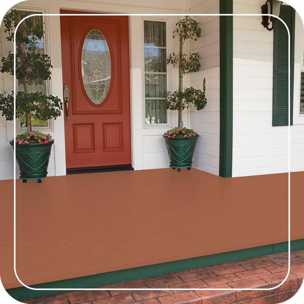 BEHR PREMIUM #PPU3-01 Low-Lustre Enamel Interior/Exterior Porch and Patio Floor Paint (2)