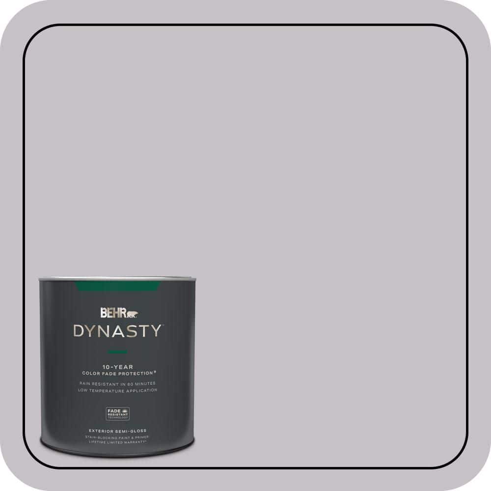 BEHR DYNASTY 1 qt. #MQ5-32 Such Melodrama Semi-Gloss Exterior Stain-Blocking Paint & Primer