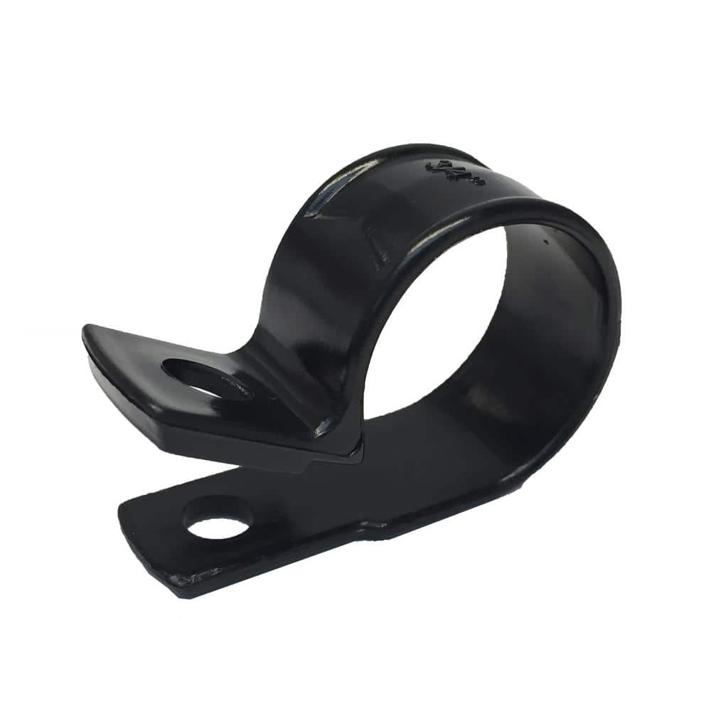 Gardner Bender 3/4 in. Black Plastic 1-Hole Cable Clamps (6-Pack) (3)