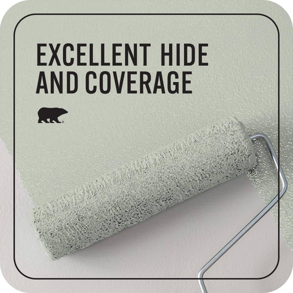 BEHR PREMIUM PLUS #PPL-80 Dynasty Celadon Flat Interior/Exterior Paint & Primer Color Sample (4)