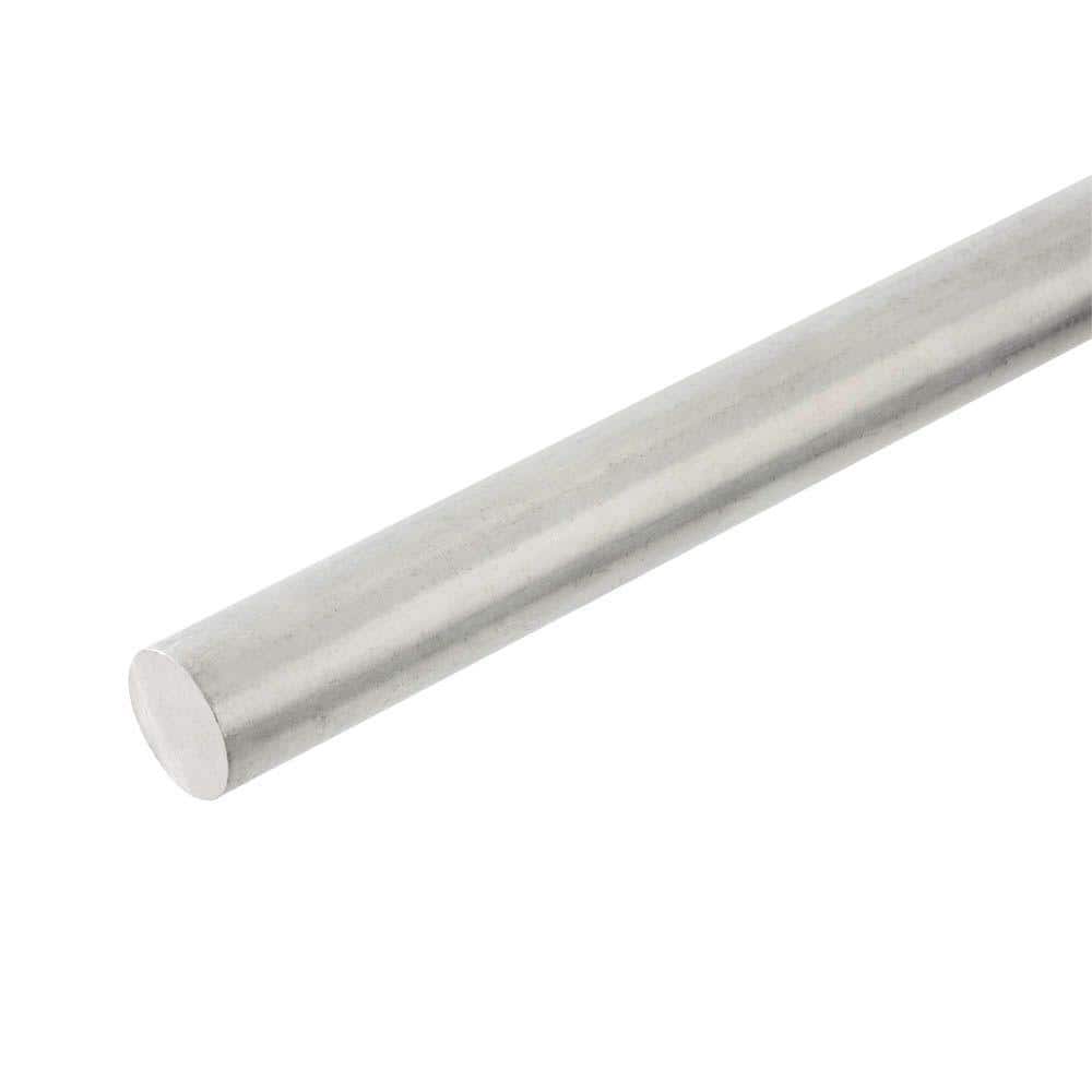 Everbilt 3/8 in. x 3 ft. Aluminum Solid Round Rod (1)