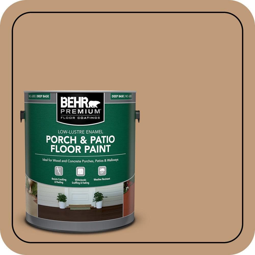 BEHR PREMIUM #PPU4-06 Textured Low-Lustre Enamel Interior/Exterior Porch and Patio Anti-Slip Floor Paint (1)