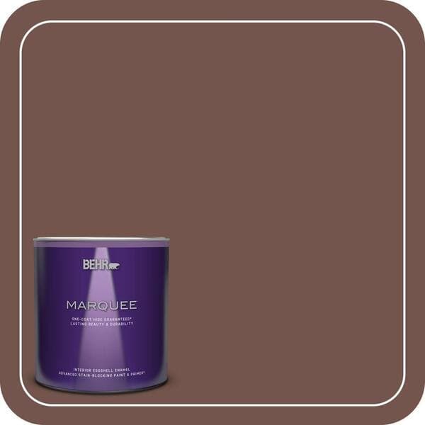 BEHR PREMIUM PLUS #HDC-CL-12 Terrace Brown Enamel Low Odor & Primer (4)