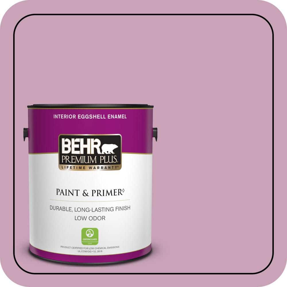 BEHR PREMIUM PLUS 1 gal. #690D-4 Taste of Berry Eggshell Enamel Low Odor Interior Paint & Primer