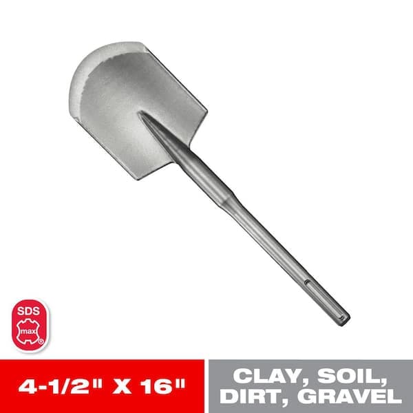 DIABLO 4.5 in. x 17 in. Carbide SDS-Max Clay Spade (2)