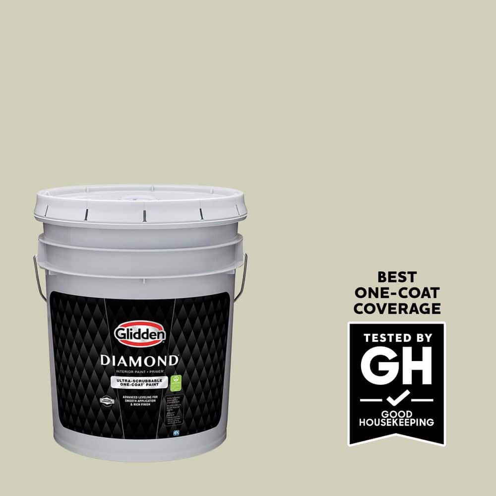 Glidden Diamond 5 gal. PPG1028-2 With A Twist Eggshell Interior Paint with Primer