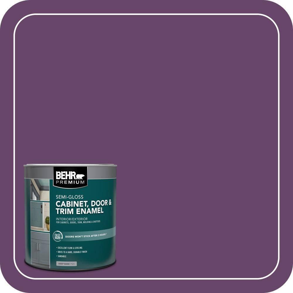 BEHR PREMIUM 1 qt. #P100-7 Sultana Semi-Gloss Enamel Interior/Exterior Cabinet, Door & Trim Paint (1)