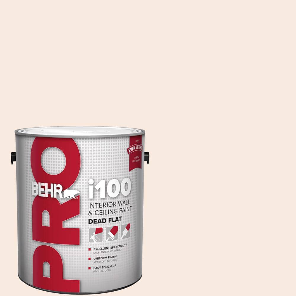 BEHR PRO 1 gal. #W-D-110 Soft Muslin Dead Flat Interior Paint