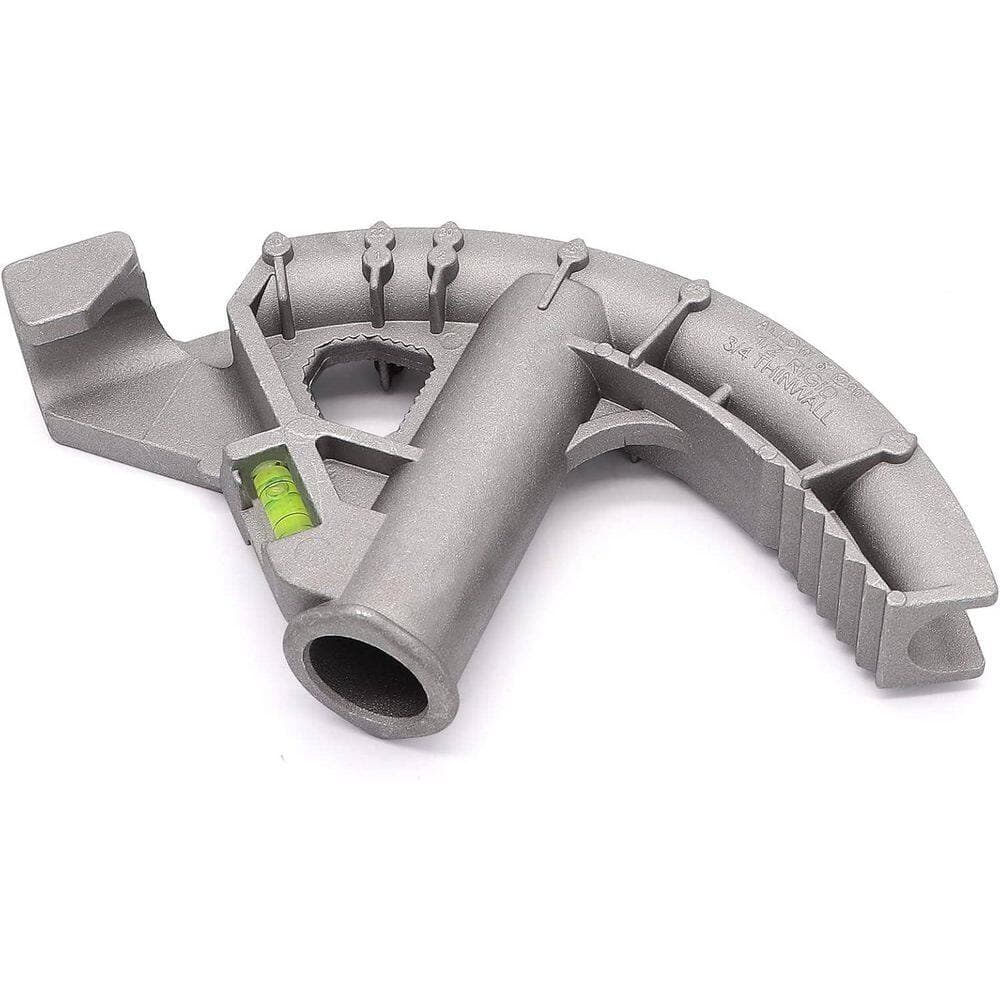 YICHUHAOXI 3/4 in. EMT 1/2 in. Rigid Pipe Conduit Bender Tool Aluminum with Level Gauge for Accurate Bending Tasks (3)