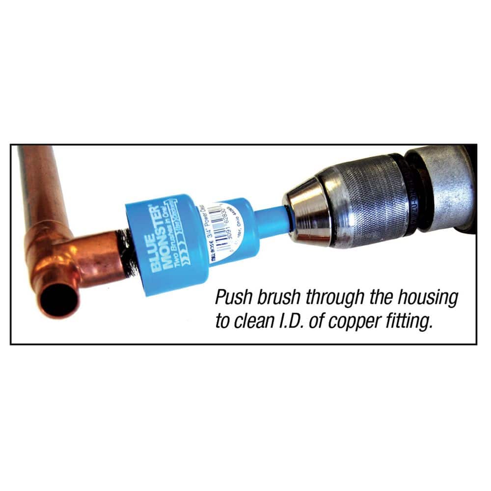 Blue Monster 1/2 in. Power Deuce Brush (3)