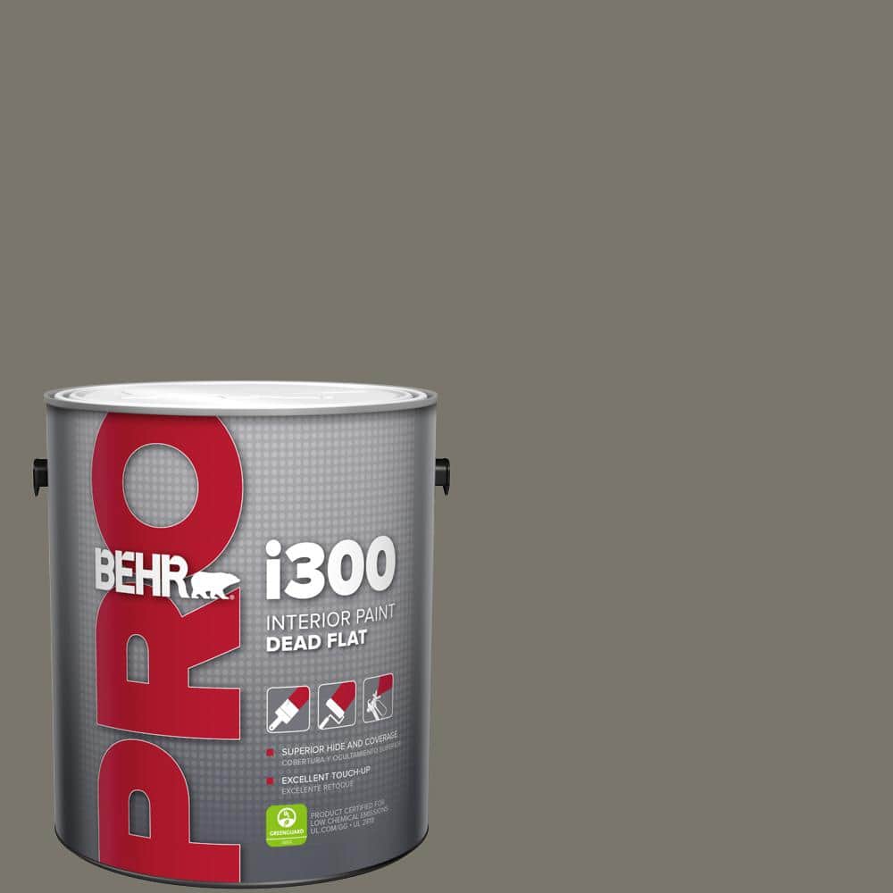 BEHR PRO 1 gal. #PPU24-06 Slippery Shale Dead Flat Interior Paint (1)