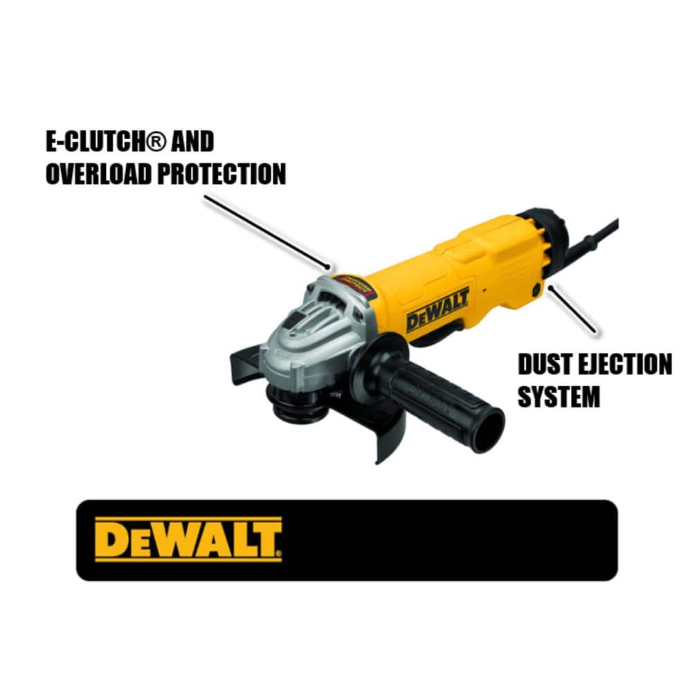 DEWALT 4.5 in. - 5 in. High Performance Angle Switch Grinder (2)