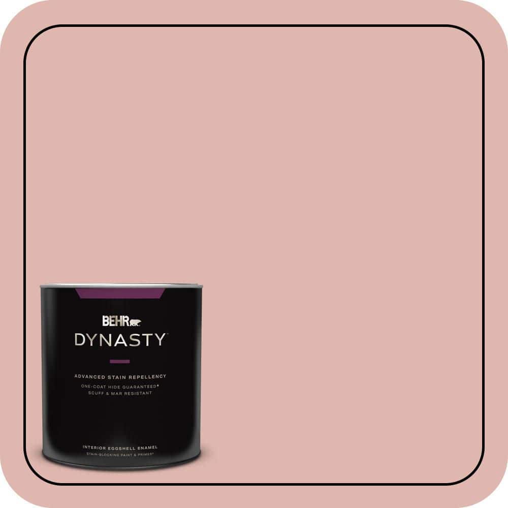 BEHR DYNASTY 1 qt. #S160-2 Pink Quartz Eggshell Enamel Interior Stain-Blocking Paint & Primer