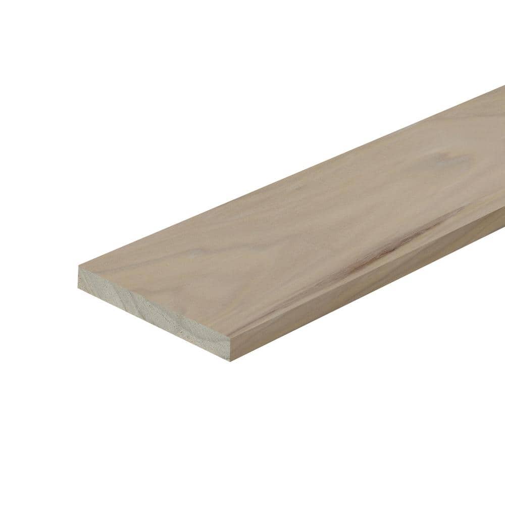 Ornamental Mouldings 3/4 in. D x 3.5 in. W x 6 ft. L Unfinished Natural Poplar Wood Board (3)