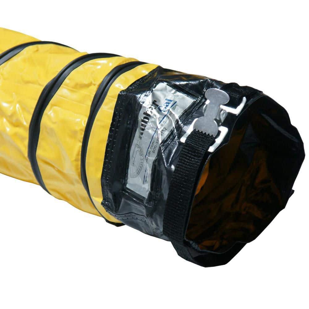 Rubber-Cal I.D. 25 ft. Air Ventilator Heavy-Duty Flexible Ventilation Hose
