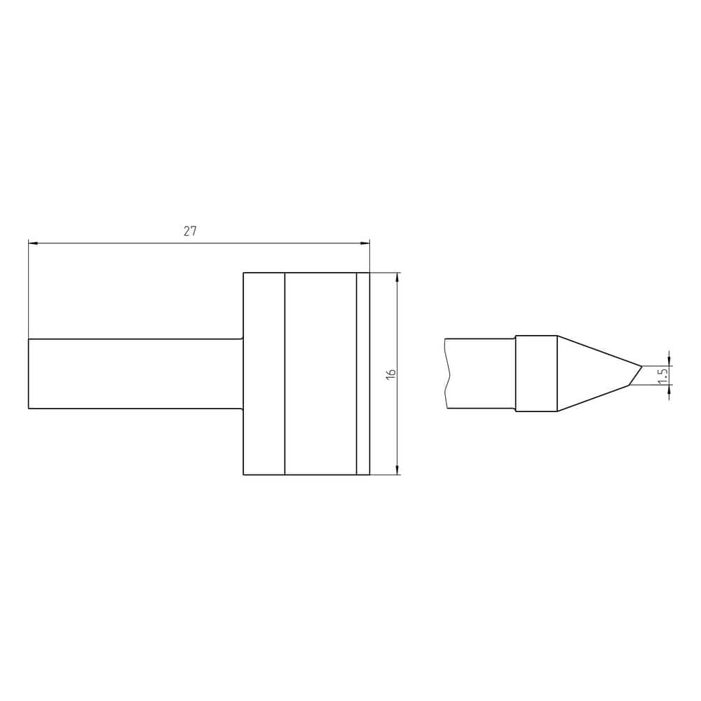 Weller RT Ultra Active Soldering Tip, Blade, 16.0 mm (2)