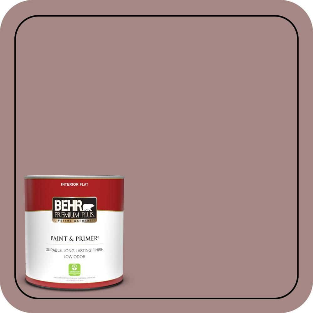 BEHR PREMIUM PLUS #120F-4 Blackberry Mocha Enamel & Primer Color Sample (1)