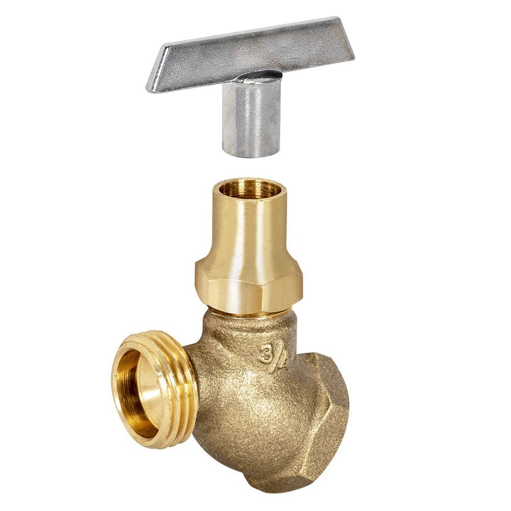EZ-FLO 3/4 in. FIP x MHT Brass Loose Key Hose Bibb