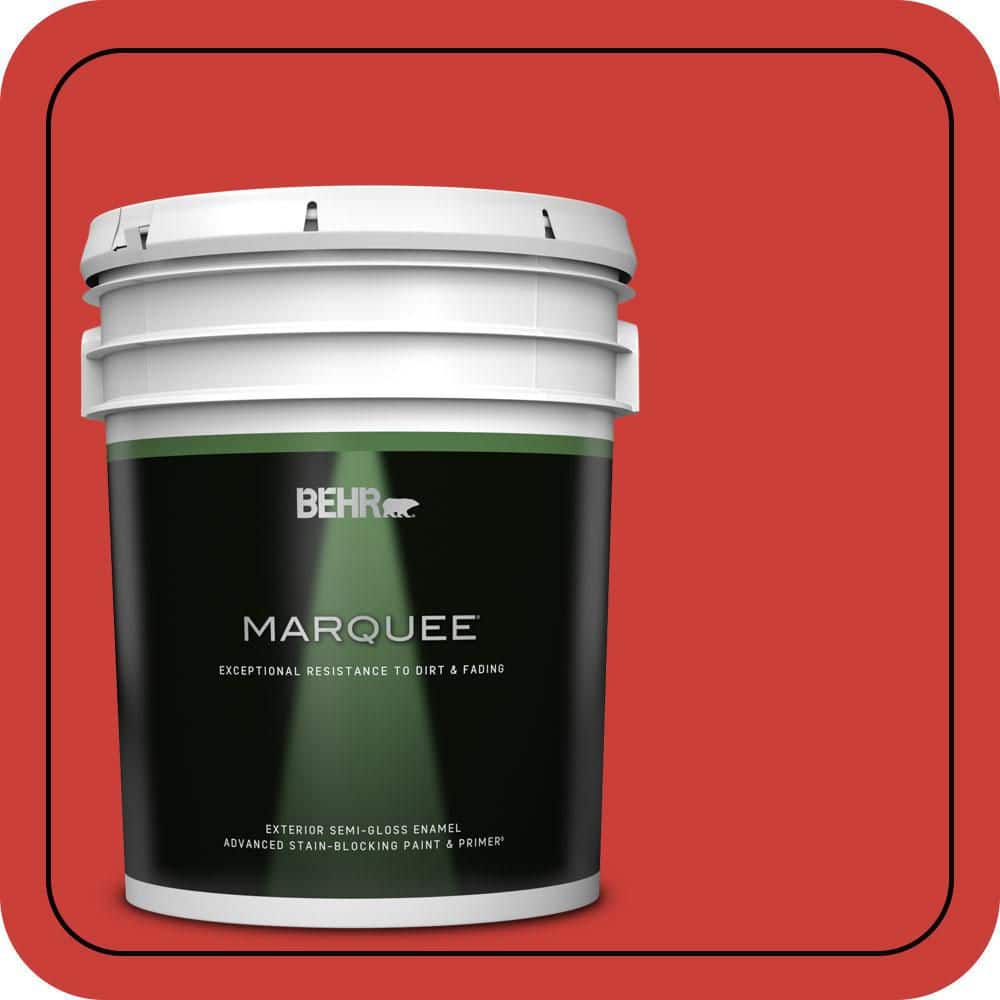 BEHR MARQUEE 5 gal. #P170-7 100 MPH Semi-Gloss Enamel Exterior Paint & Primer