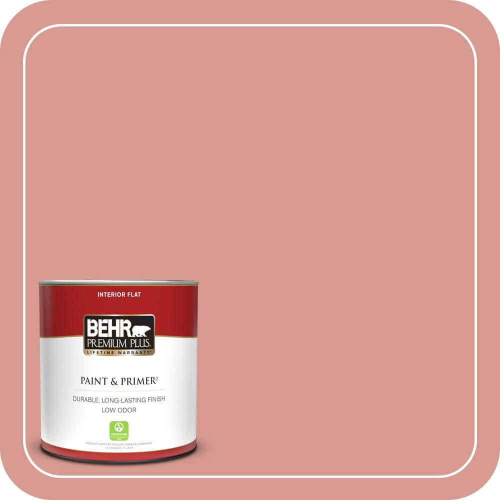 BEHR PREMIUM PLUS #T13-15 Shanghai Peach Enamel Low Odor & Primer (1)