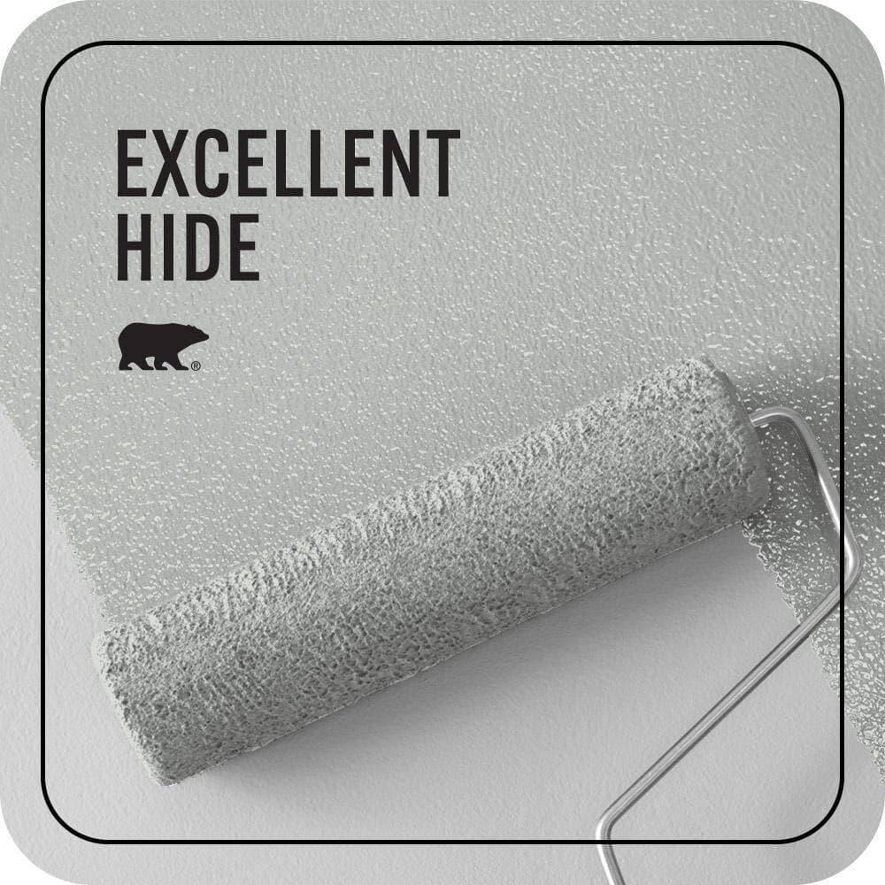 BEHR PREMIUM PLUS 1 gal. #PPU25-13 Misty Coast Ceiling Flat Interior Paint & Primer (2)