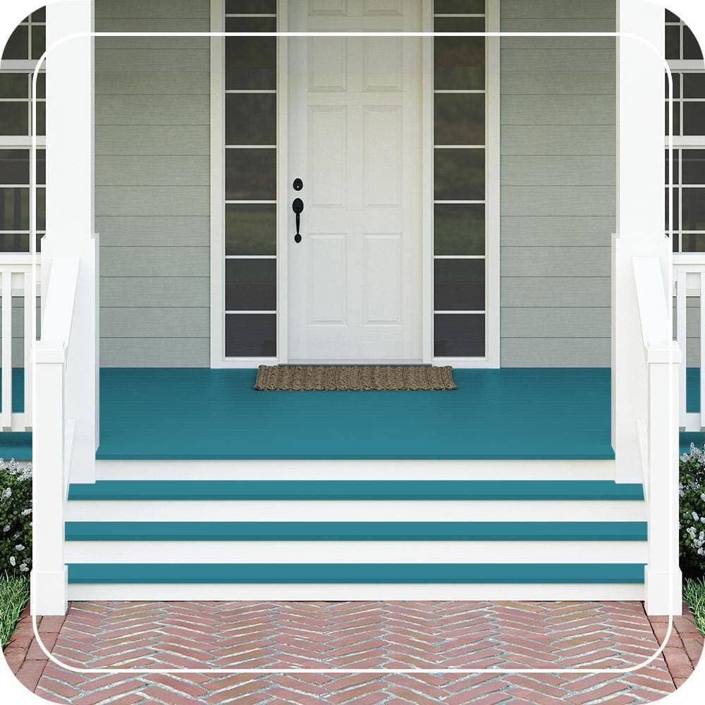 BEHR PREMIUM #M470-6 Textured Low-Lustre Enamel Interior/Exterior Porch and Patio Anti-Slip Floor Paint (2)