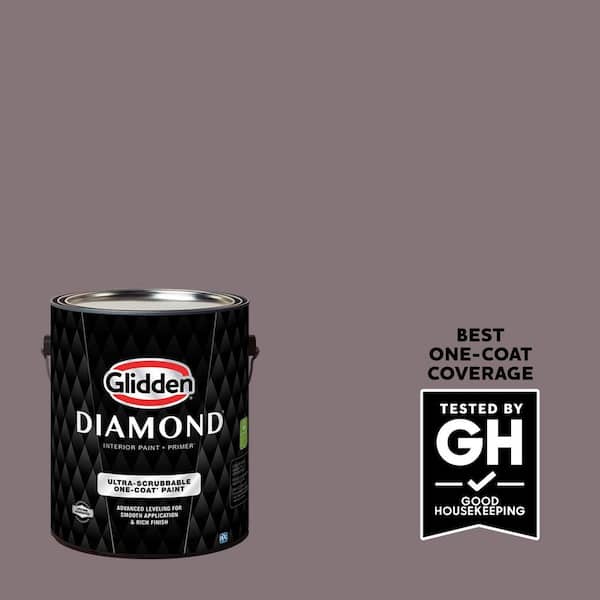 Glidden Diamond 1 gal. PPG1047-6 Choo Choo Satin Interior Paint with Primer (2)